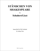 Staendchen von Shakespeare Orchestra sheet music cover